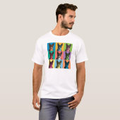 T-shirt de Bruit-Art de Basenji (Devant entier)