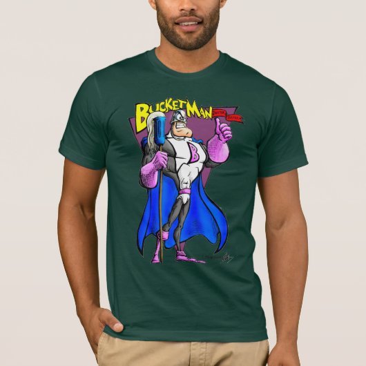 T-shirt de Bucket Man (Devant)
