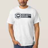 T-shirt De Buffalo chemise blanche dehors (Devant)