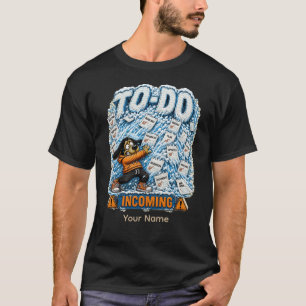 T-shirt de bureau drôle personnalisé 'Tâches à ven