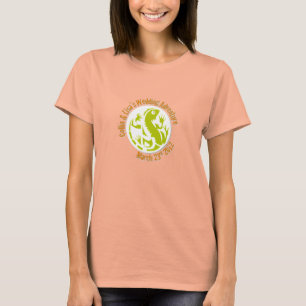 T-shirt de burn-out de dames
