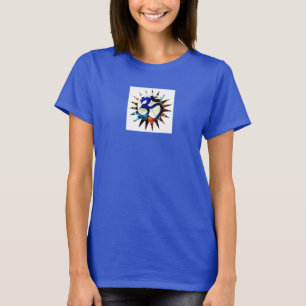 T-shirt de burn-out de dames de l'OM (adapté),