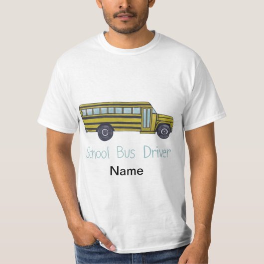 T-Shirt de bus scolaire (Devant)