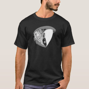 T-shirt de BW de bande dessinée d'ara de Lulu