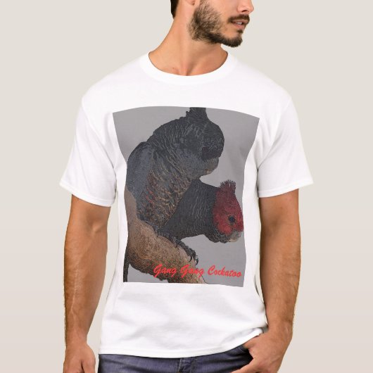 T-shirt de cacatoès de bande de bande (Devant)