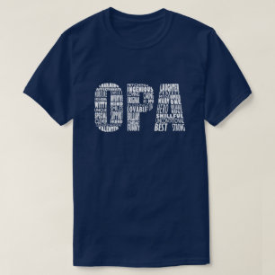 T-shirt de cadeau de fête des pères de grand-papa