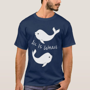 T-shirt de calembour de baleine de beluga