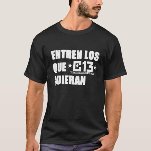 T-SHIRT DE CALLE 13 (FONCÉ) (Devant)