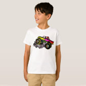 T-shirt de camion de monstre (Devant entier)