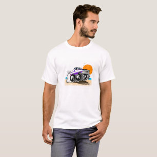 T-shirt de camion de monstre pour les hommes
