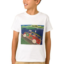 T-shirt de camion d'enfants avec des animaux de St