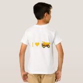 T-shirt de camion pour tout-petits (Dos entier)