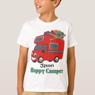 T-Shirt de Camper Happy Personnalisé