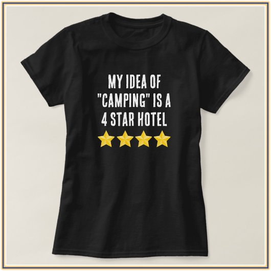 T-shirt de camping avec citation de diva mignonne 