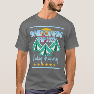 T-shirt de camping en famille 2022 Création de sou