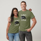 T-shirt de camping… je vais où je suis remorqué ! (Unisexe)