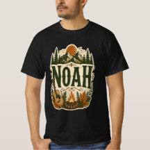 T-Shirt de camping personnalisé Noé