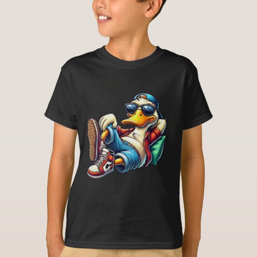 T-shirt de canard à dos (Devant)