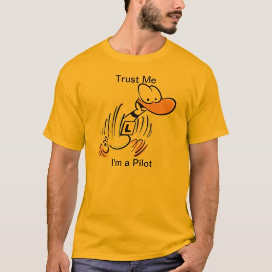 T-shirt de canard de bande dessinée d'humour de (Devant)