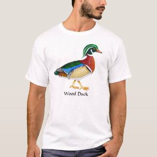 T-shirt de canard en bois