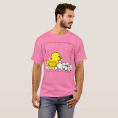 T-shirt de canard rose (Devant entier)