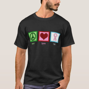 T-shirt de cancer du sein de traitement d'amour de