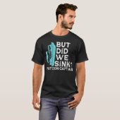 T-Shirt de capitaine de ponton (Devant entier)