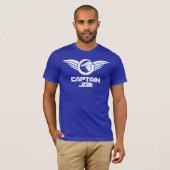 T-shirt de capitaine Joe Jersey - pourpre (Devant entier)