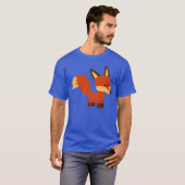 T-Shirt de caricature en Astute mignonne Fox (Devant entier)