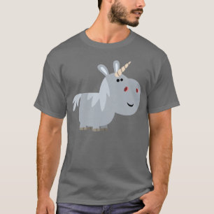 T-Shirt de caricature inscrutable mignonne