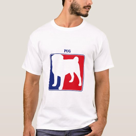 T-shirt de carlin de ligue (Devant)
