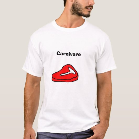 T-shirt de carnivore (Devant)