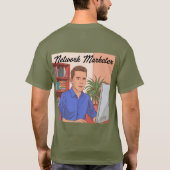T-shirt de carrière du marché du réseau (Dos)