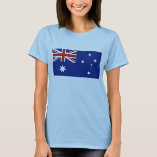 T-shirt de carte du drapeau X de l'Australie