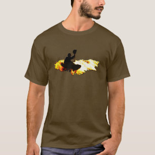 T-shirt de cavalier du feu