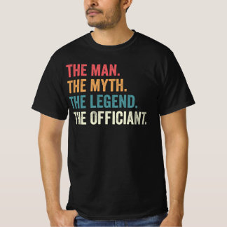 T-Shirt de célébrant de mariage, cadeau de célébra