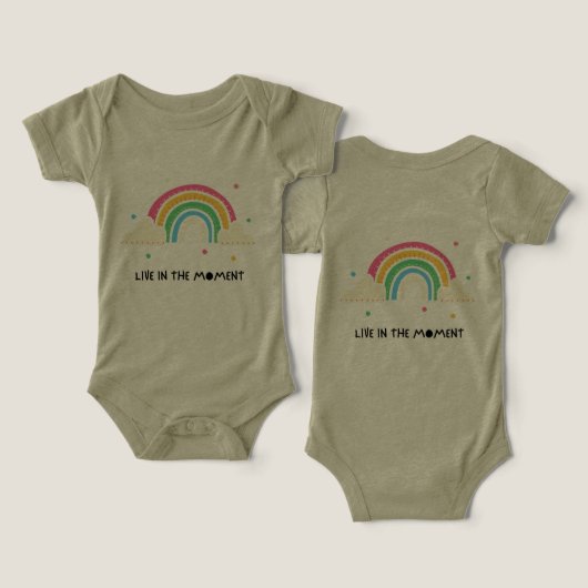 T-Shirt de célébration de bébé (Design Recto & Verso)