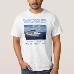 T-shirt De célébrité de réflexion blanc MERCI