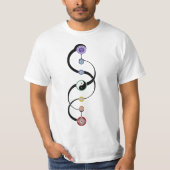 T-shirt de Chakras (Devant)