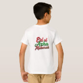 T-Shirt de chameau bébé Eid Mubarak (Dos entier)