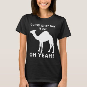T-shirt de chameau de journée en milieu de semain