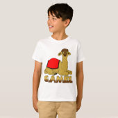 T-shirt de chameau pour des enfants - chameau de (Devant entier)