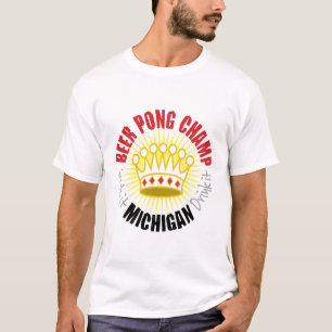 T-shirt de champion de puanteur de bière du