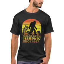 T-shirt de champion du monde de cache-cache,