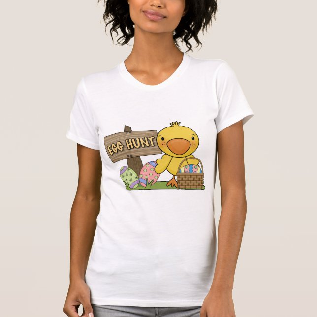 T-shirt de chasse à oeufs (Devant)