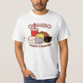 T-Shirt de chat amusant - PURRITO & TACO CAT Combo (Devant)