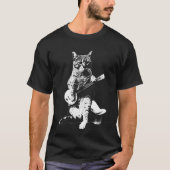 T-shirt de chat de banjo (Devant)