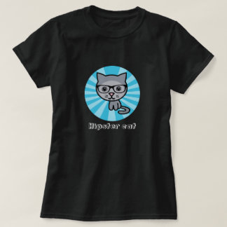 T-shirt de chat de hippie