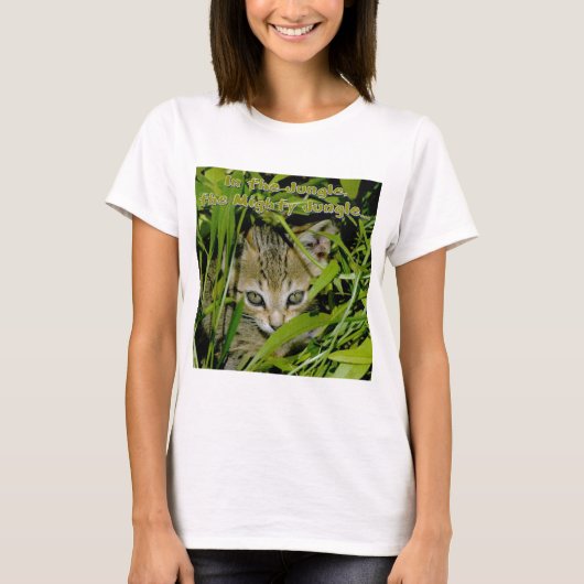 T-Shirt de chat de la Jungle (Devant)