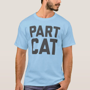 T-shirt de chat de partie
